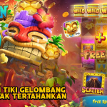 Hawaiian Tiki Gelombang Hadiah Tak Tertahankan